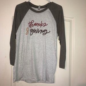 Thanks & giving shirt